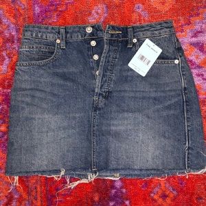 NWT Free People denim skirt